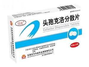 头孢克洛分散片12片