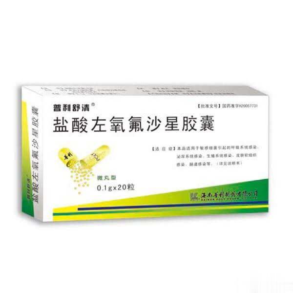 盐酸左氧沙星胶囊