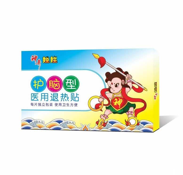 神奇娃娃护脑型退热贴