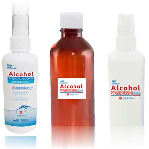 闪洁75%医用酒精消毒液100ml