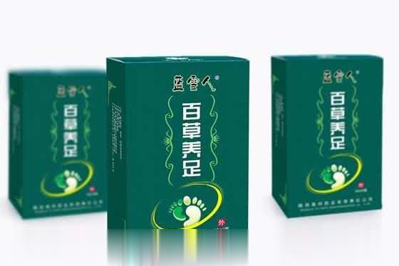 蓝雪人牌百草养足