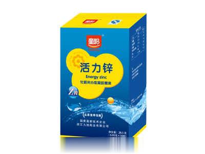 活力锌牡蛎夹心型凝胶糖果