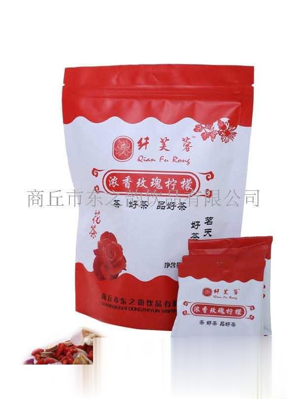 纤芙蓉玫瑰柠檬花茶