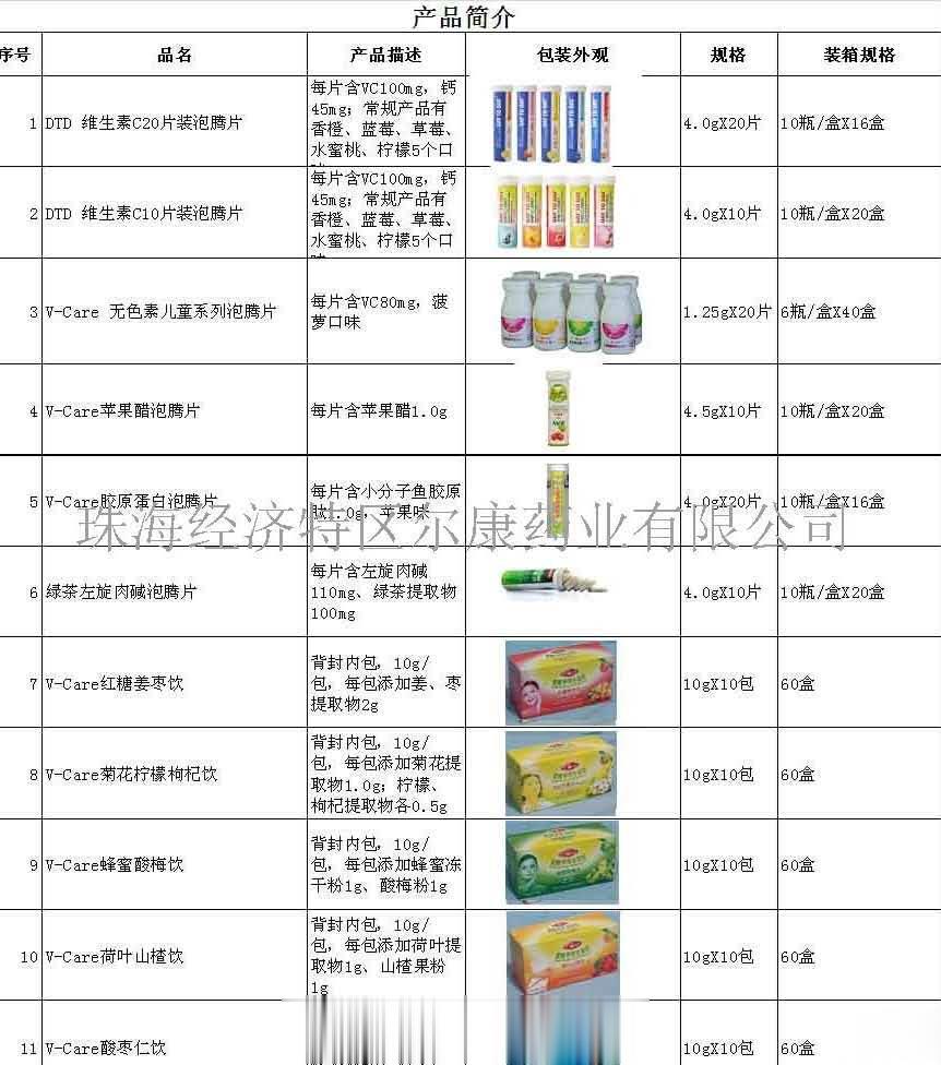 胶原蛋白泡腾片