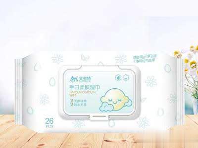 手口柔肤湿巾