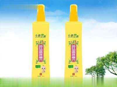 七草立清桃叶祛痱爽身花露水