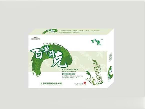 蓝雪人牌百草藓克凝胶