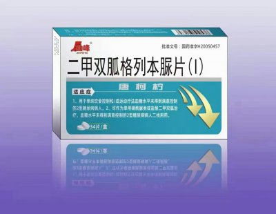二甲双胍格列本脲片(I)
