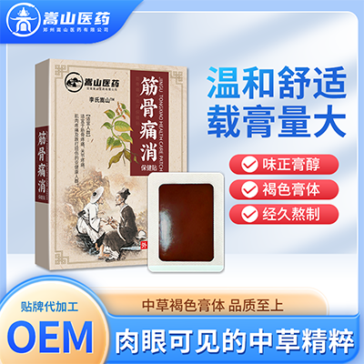 嵩山医药筋骨痛消保健贴(非跌打扭伤颈肩关节疼痛贴膏批发非膏药