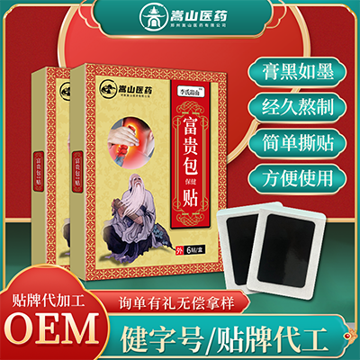 李氏嵩山富贵包保健贴肩颈疼痛失眠头晕肢体麻木颈椎贴膏药贴批发